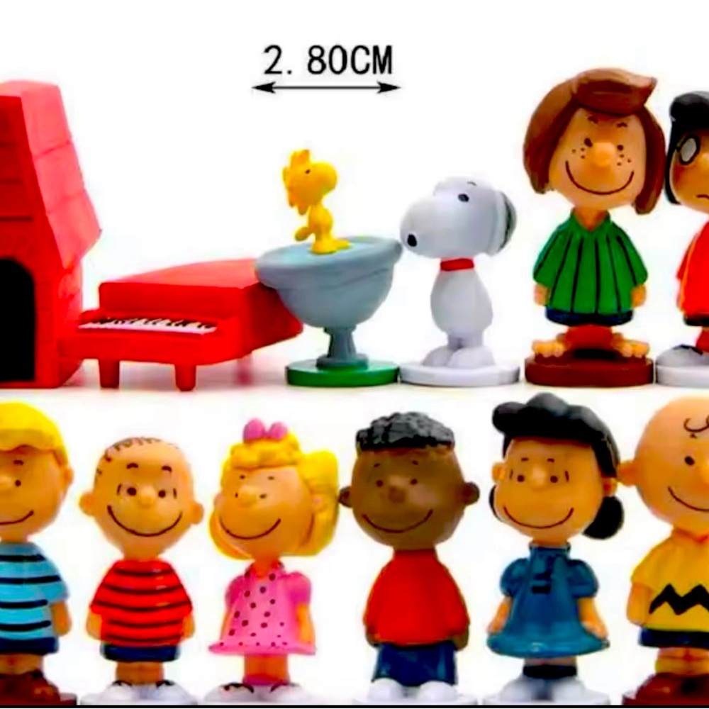 COPY - Snoopy figure miniature collection set.